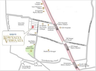 Project Image of 1375.0 - 1555.0 Sq.ft 2 BHK Apartment for buy in Sanvi Kowsalya Vidhaata
