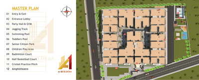 Project Image of 1037.0 - 1376.0 Sq.ft 2 BHK Apartment for buy in A1 Adarsh Paradise