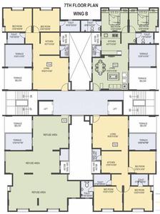 Project Image of 617.0 - 908.0 Sq.ft 2 BHK Apartment for buy in Abhilasha Favolosa Wing B
