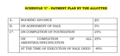 Vidyadev Enclave Payment Plan and Price list 1