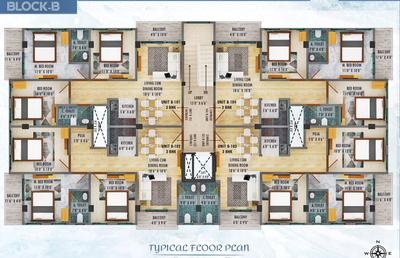Project Image of 895.0 - 1365.0 Sq.ft 2 BHK Apartment for buy in JM Galaxy Apartments