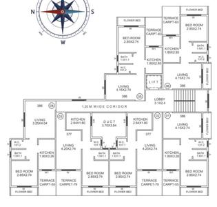 Project Image of 83.42 - 301.6 Sq.ft 1 BHK Apartment for buy in Fortune Imperial