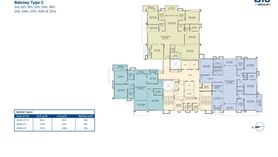 Project Image of 1645.0 - 2550.0 Sq.ft 3.5 BHK Apartment for buy in Siddha Sky Blu