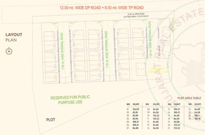 Om Shiv Bungalows Layout Plan 1
