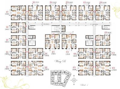 Project Image of 1185.0 - 1750.0 Sq.ft 2 BHK Apartment for buy in Bharat Pride Park Wing A And B