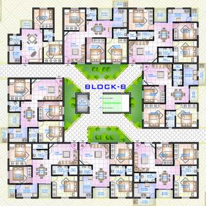 Project Image of 605.0 - 1033.0 Sq.ft 2 BHK Apartment for buy in Aryan Golden Arena