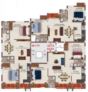 Project Image of 924.0 - 1568.0 Sq.ft 2 BHK Apartment for buy in SDB Temple View