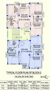 Project Image of 1108.0 - 1180.0 Sq.ft 3 BHK Apartment for buy in Oiendrila Moni Sunrise