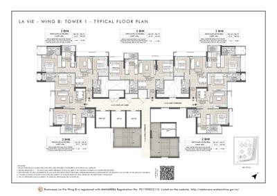 Project Image of 565.0 - 1052.0 Sq.ft 2 BHK Apartment for buy in Rustomjee La Vie