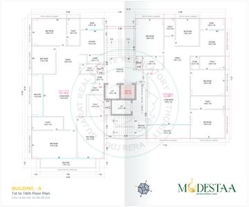 Project Image of 1583.91 - 7760.0 Sq.ft 3 BHK Apartment for buy in Millionairee Modestaa