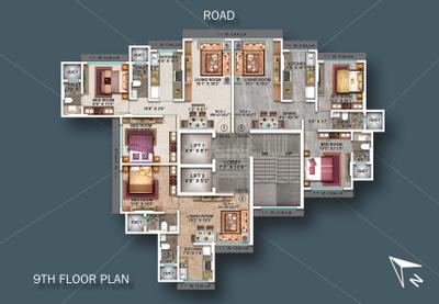 Project Image of 371.89 - 610.1 Sq.ft 1 BHK Apartment for buy in Aakar Padma Rekha CHSL