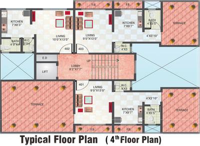 Project Image of 260.0 - 400.0 Sq.ft 1 RK Apartment for buy in Uni Max Rise Homes