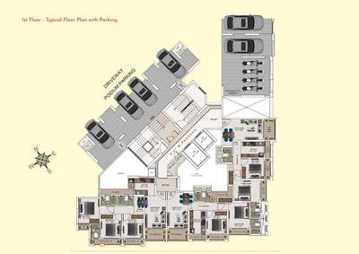 Project Image of 385.89 - 560.26 Sq.ft 1 BHK Apartment for buy in Blossom 6A