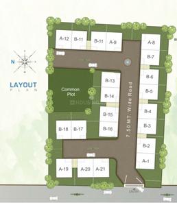 Soham Developers Vadodara Omkar Homes Layout Plan 1