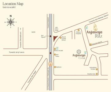 Project Image of 1273.75 - 1279.31 Sq.ft 3 BHK Apartment for buy in Anjaneya Ritz