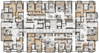 Project Image of 2324.79 - 2830.05 Sq.ft 4 BHK Apartment for buy in Nav Nirman Crystal Manor