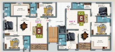 Project Image of 0.0 - 1970.0 Sq.ft 3 BHK Apartment for buy in Dhiya Urbanite