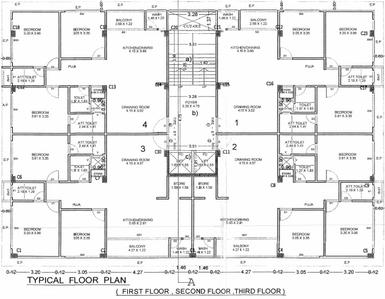 Project Image of 0.0 - 692.77 Sq.ft 3 BHK Apartment for buy in R Vrajraaj Apartments
