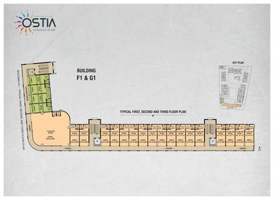 Project Image of 535.31 - 869.52 Sq.ft 2 BHK Apartment for buy in Destination Ostia Building E1
