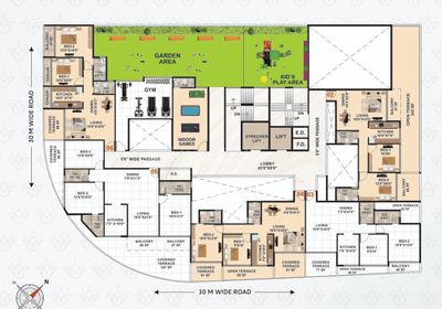 Project Image of 581.47 - 865.85 Sq.ft 2 BHK Apartment for buy in Shree Chamunda Devpriya