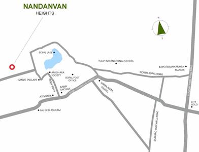Umiya Nandanvan Heights Images for locationPlan 1