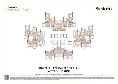 Project Image of 401.17 - 975.0 Sq.ft 1 BHK Apartment for buy in Sunteck Crescent Park 2