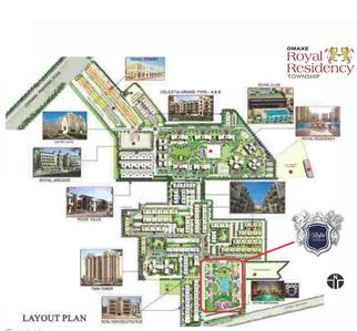 Omaxe The Royal Meridian Tower 1 Layout Plan 1