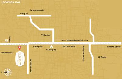Project Image of 1285.0 - 1806.0 Sq.ft 2 BHK Apartment for buy in Sree Dakshas Diora