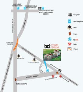 Project Image of 1223 Sq.ft 3 BHK Apartment / Flat for sale in Sonarpur for Rs. 5200000