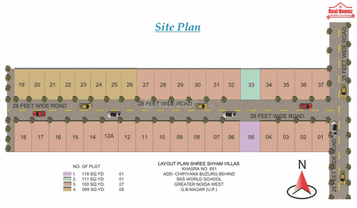 Project Image of 2225.0 - 2500.0 Sq.ft 3 BHK Villa for buy in Real Shree Shyam Villas