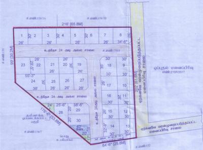 GL Sri Sapthagiri Nagar Phase III Layout Plan 1