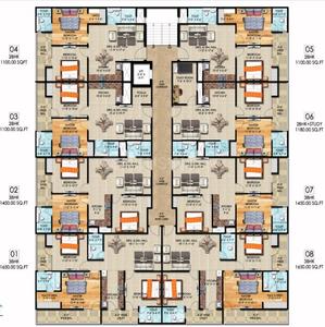 Project Image of 700.0 - 1750.0 Sq.ft 1 BHK Apartment for buy in Trivor Urbaina Heights