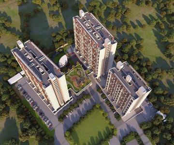 Project Image of 0.0 - 691.0 Sq.ft 2 BHK Apartment for buy in Sarthak Optima Heights Building E