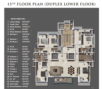 Project Image of 1729.0 - 2383.0 Sq.ft 4 BHK Apartment for buy in Ekta Verve