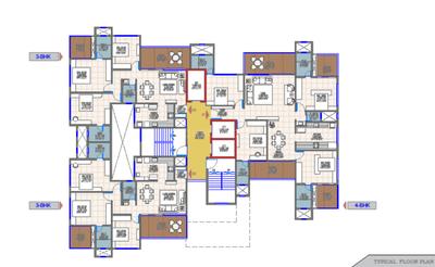 Project Image of 1289.0 - 2022.0 Sq.ft 3 BHK Apartment for buy in Sapp Parkside