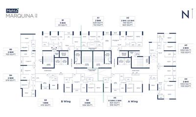 Project Image of 441.0 - 1067.0 Sq.ft 1 BHK Apartment for buy in Mehta Marquina 1978