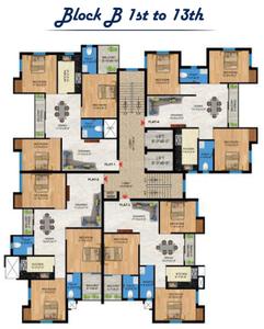 Project Image of 476.0 - 1548.0 Sq.ft 1 BHK Apartment for buy in M Tech Skyway Residency