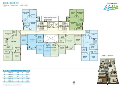 Project Image of 518.0 - 1281.0 Sq.ft 2 BHK Apartment for buy in Siddha Eden Lakeville Phase I