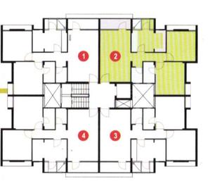 Project Image of 721.18 - 936.46 Sq.ft 2 BHK Apartment for buy in Mangla Mangla Greens Project A 14 To A 17 & B 22