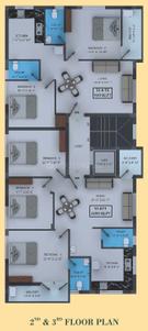 Project Image of 0.0 - 910.0 Sq.ft 2 BHK Apartment for buy in Vikaan Sai Kudil