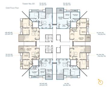 Project Image of 577.81 - 998.68 Sq.ft 2 BHK Apartment for buy in Manas Lake City Phase 1