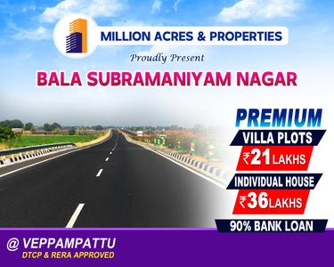 Project Image of 1013.0 - 1590.0 Sq.ft Residential Plot Plot for buy in Million Bala Subramaniyam Nagar