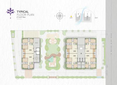 Project Image of 866.39 - 870.15 Sq.ft 3 BHK Apartment for buy in Shailraj Wisteria
