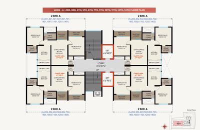 Project Image of 513.0 - 677.0 Sq.ft 1 BHK Apartment for buy in N R The Quill