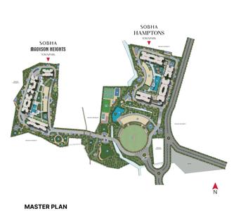 Project Image of 1004.92 - 1450.98 Sq.ft 2 BHK Apartment for buy in Sobha Hamptons Townpark Phase 2 W1 To 3