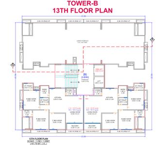 Project Image of 885.01 - 943.56 Sq.ft 3 BHK Apartment for buy in Shree Hari Silvassa Meritto
