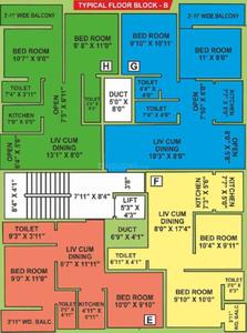 Project Image of 665.0 - 1208.0 Sq.ft 2 BHK Apartment for buy in Satyam Tower