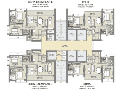 Project Image of 2093 Sq.ft 4 BHK Apartment / Flat for sale in Thane West for Rs. 50000000