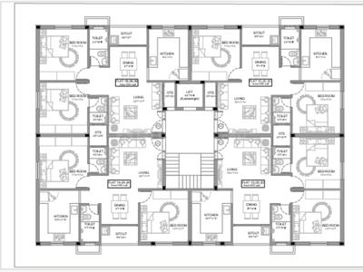 Project Image of 0.0 - 1050.0 Sq.ft 2 BHK Apartment for buy in SRK Abinaya Apartments