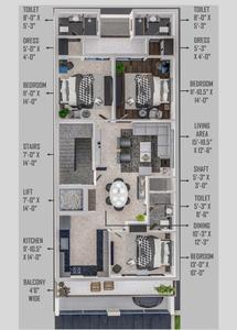 Project Image of 0.0 - 1800.0 Sq.ft 3 BHK Builder Floor for buy in Vaikunth Regal Heights